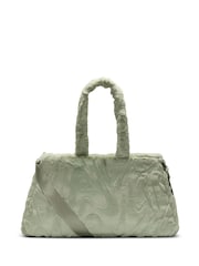 Nike Green Sportswear Faux Fur Tote Bag (10L) - Image 2 of 17