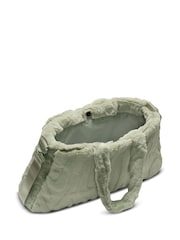 Nike Green Sportswear Faux Fur Tote Bag (10L) - Image 6 of 17