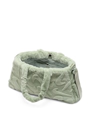 Nike Green Sportswear Faux Fur Tote Bag (10L) - Image 9 of 17
