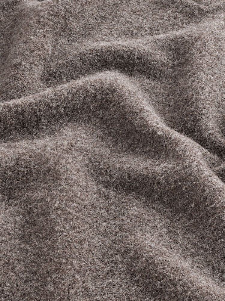 Rjava/siva - Relaxed Fit dolg rokav; z dolgimi rokavi Knit Rugby srajce z volno - Slika 7 iz 7 Rjava/siva - Relaxed Fit dolg rokav; z dolgimi rokavi Knit Rugby srajce z volno - Slika 7 iz 7