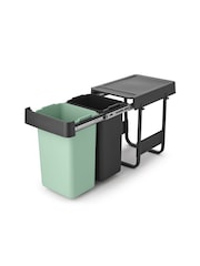 Brabantia Dark Grey Sort And Go Built-in Bin 2x15L - Image 4 of 6