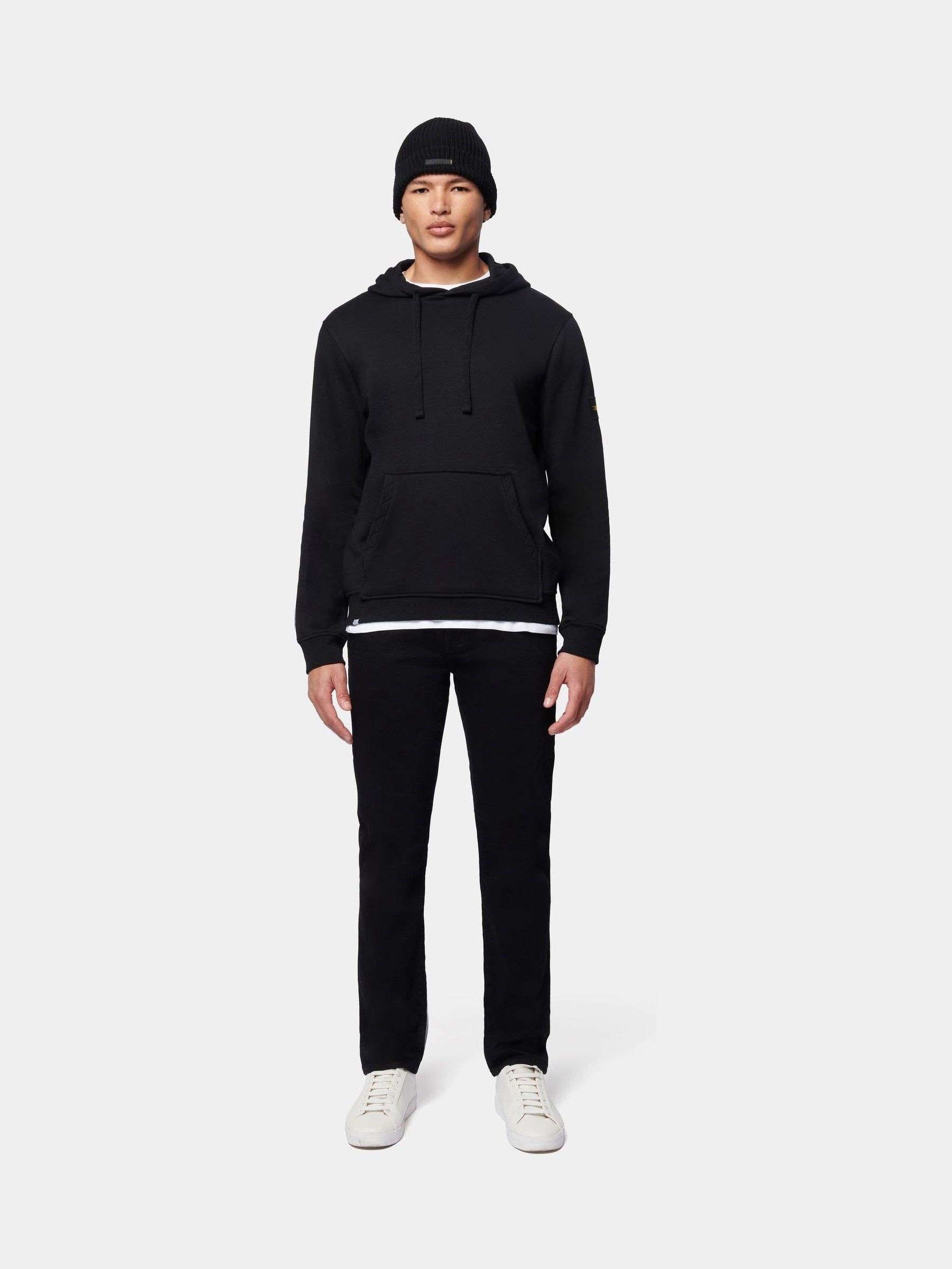 Buy Flyers Loose Fit Mens Black Hoodie from Next USA