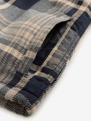 Grey Check Hooded Borg Lined Shacket - Image 11 of 11