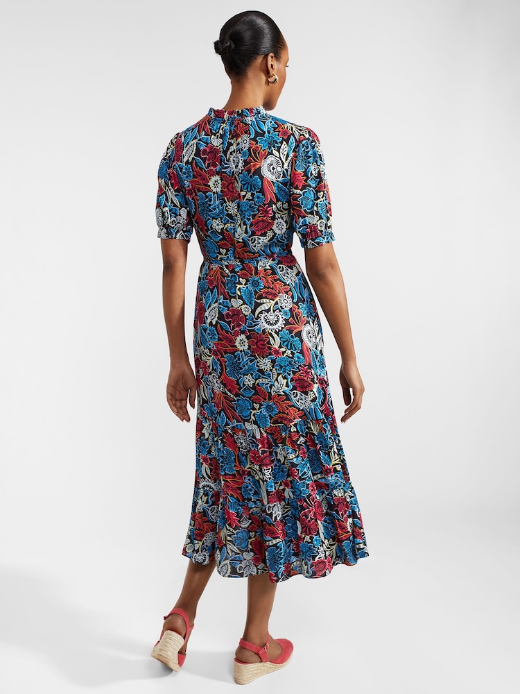 Hobbs Black Petite Sia Dress - Image 2 of 4