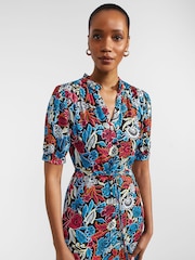 Hobbs Black Petite Sia Dress - Image 3 of 4