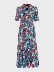 Hobbs Black Petite Sia Dress - Image 4 of 4