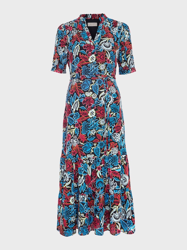 Hobbs Black Petite Sia Dress - Image 4 of 4