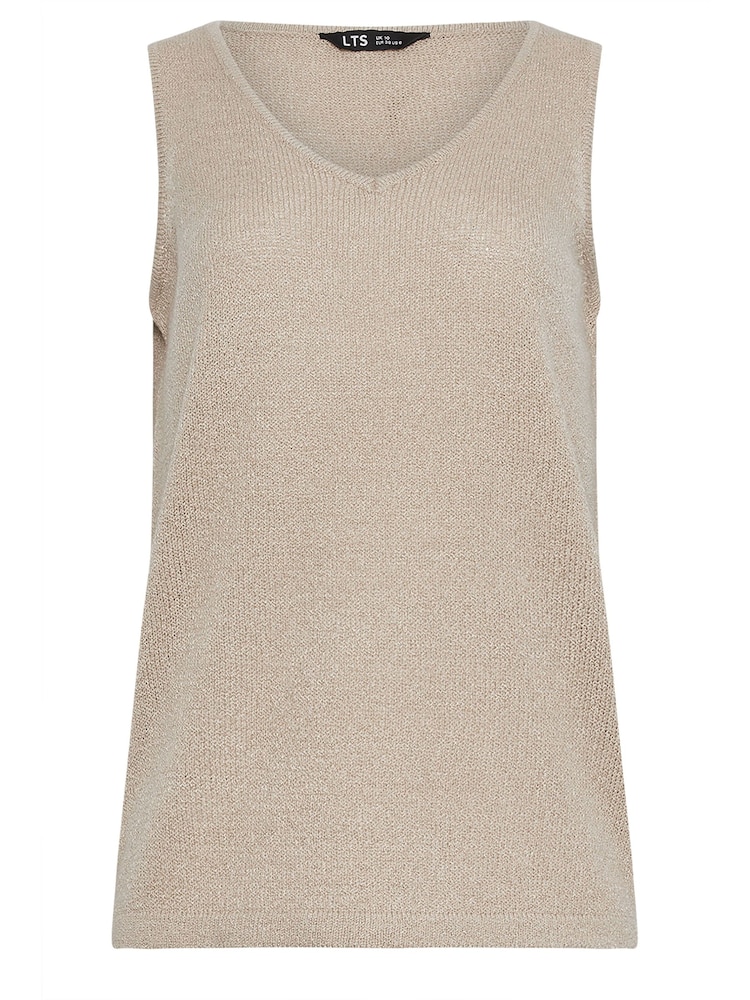 Long Tall Sally Natural Knitted Cami - Image 6 of 6