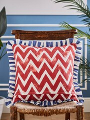 Joe Browns Blue Floral Vivid Vase Reversible Cushion - Image 4 of 6