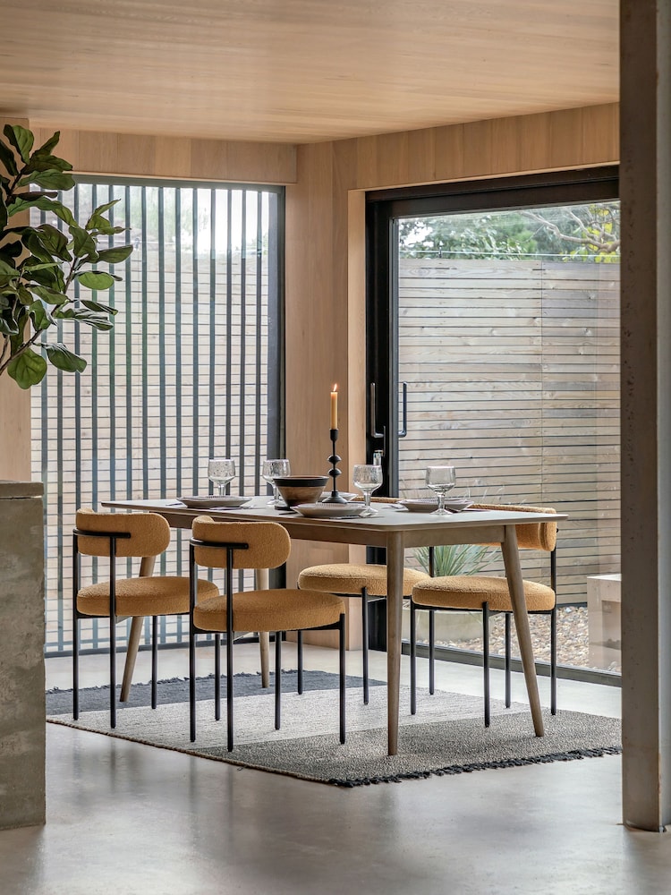 Gallery Home Smoked Dalry Dining Table - Image 1 of 6
