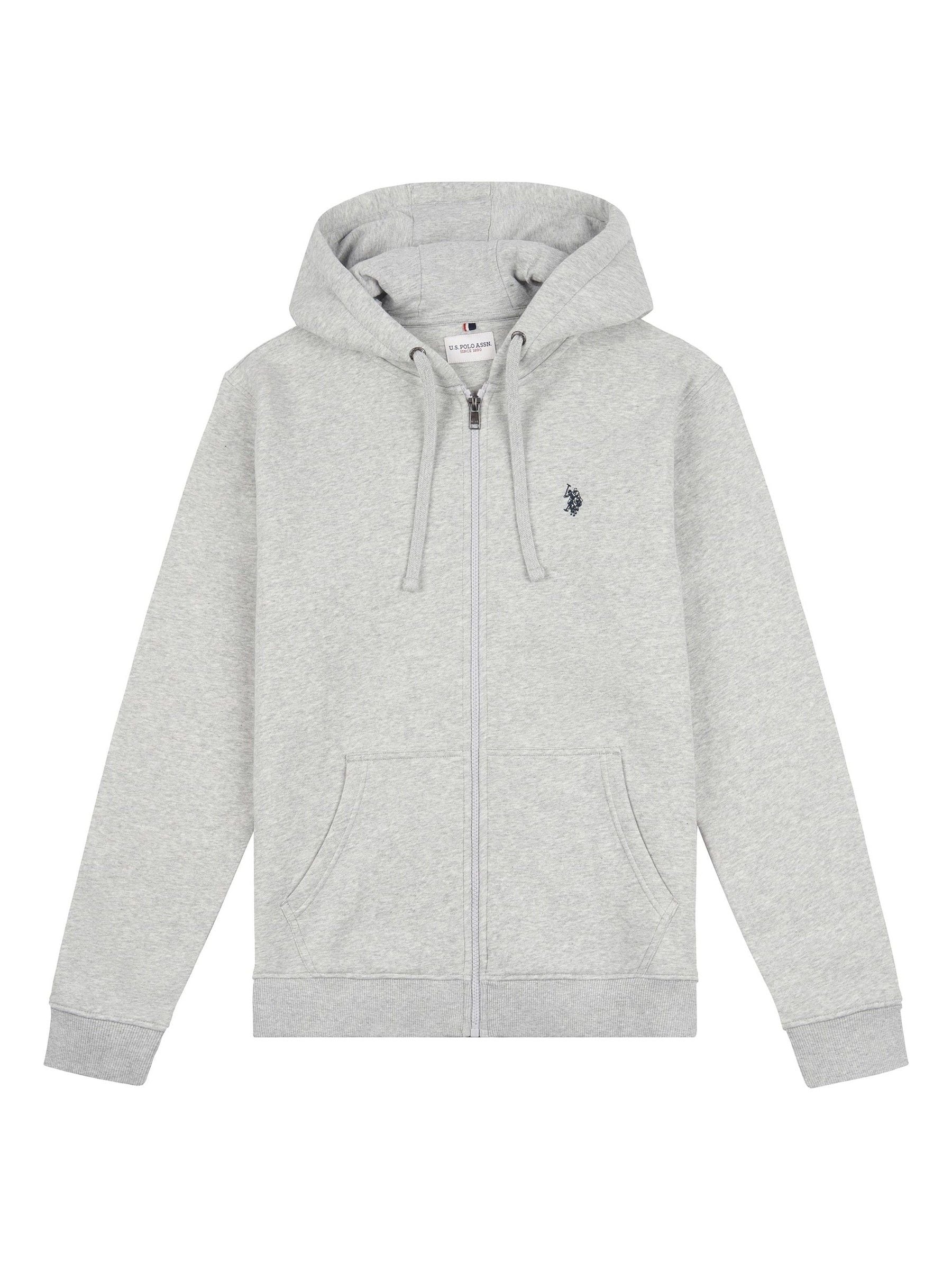 Polo ジップアップパーカー U.S. POLO ASSN.（ユーエスポロアッスン） ジップアップパーカー M 杢