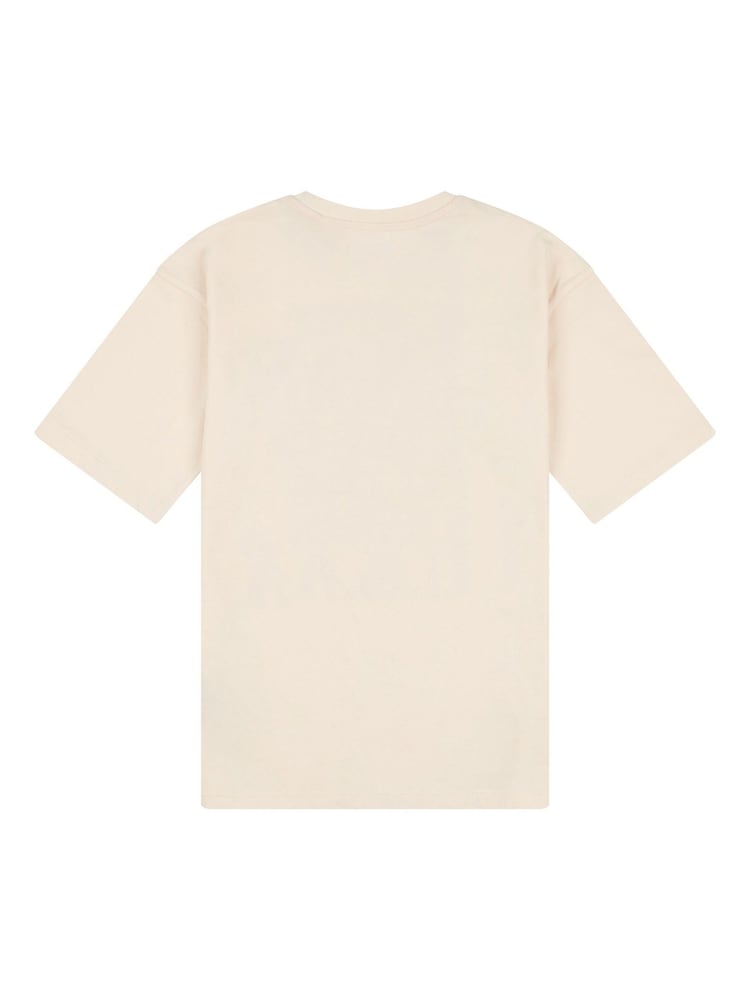 Lee Cream Girls Loose Fit 100% Cotton Ombre Graphic T-Shirt - Image 8 of 9