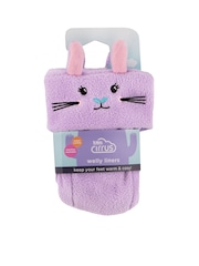 Totes Purple Childrens Bunny Welly Liner Socks - Image 2 of 5