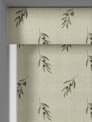 Sophie Allport Natural Linen Olive Made to Measure Roller Blinds - Image 5 of 6