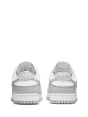 Nike Grey/White Dunk Low Trainers - Image 10 of 13