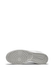 Nike Grey/White Dunk Low Trainers - Image 11 of 13
