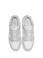 Nike Grey/White Dunk Low Trainers - Image 9 of 13