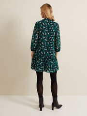 Phase Eight Green Abstract Penele Dress - Image 2 of 7