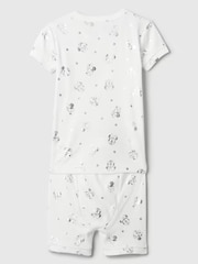 Gap White Disney Minnie Mouse Organic Cotton Pyjama Set (6mths-5yrs) - Image 2 of 4