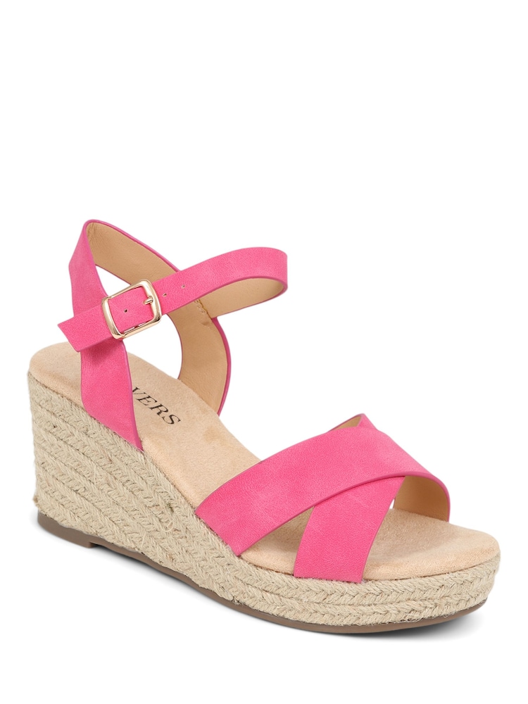 Pavers Pink Pavers Lightweight Platform Espadrilles - Image 2 of 6