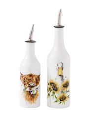 Royal Worcester Wrendale White Oil and Vinegar Set - Image 7 of 7