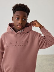 Baker by Ted Baker Neutral 100% Cotton Hoodie - Image 1 of 10
