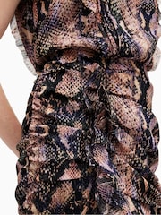 AllSaints Animal Print Hali Tahoe Dress - Image 4 of 6