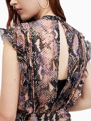 AllSaints Animal Print Hali Tahoe Dress - Image 5 of 6