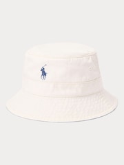 Polo Ralph Lauren Dark Green 100% Cotton Logo Bucket Hat - Image 1 of 2