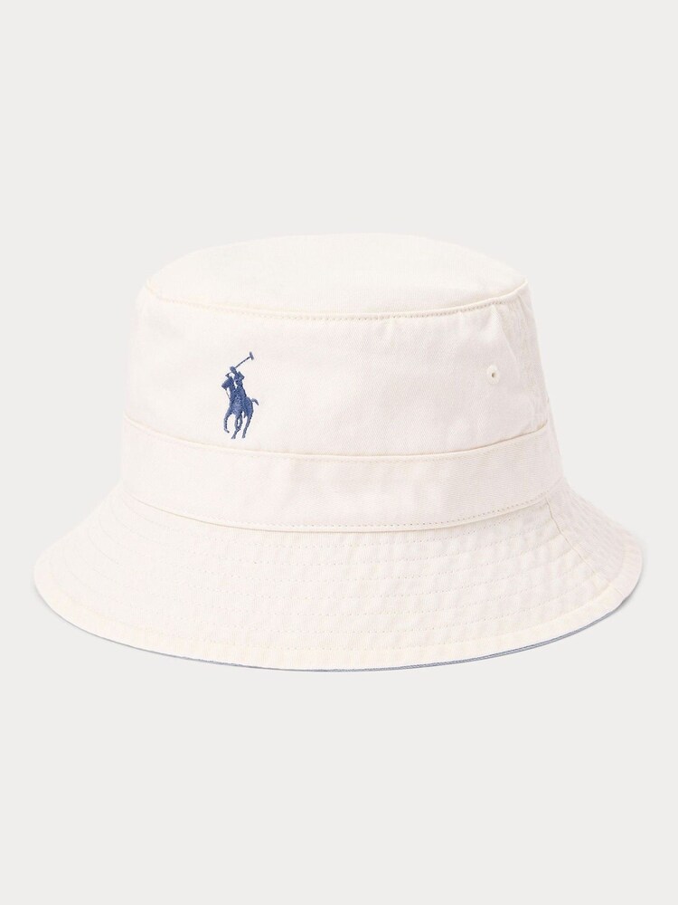 Polo Ralph Lauren Dark Green 100% Cotton Logo Bucket Hat - Image 1 of 2