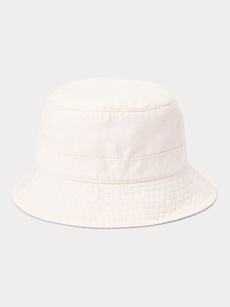 Polo Ralph Lauren Dark Green 100% Cotton Logo Bucket Hat - Image 2 of 2