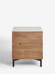 French Connection Natural Spencer Bedside Table - Image 5 of 8