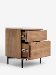 French Connection Natural Spencer Bedside Table - Image 7 of 8