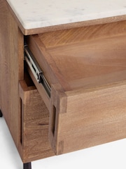 French Connection Natural Spencer Bedside Table - Image 8 of 8