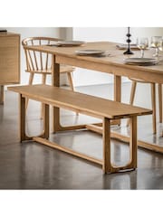 Gallery Home Natural Neston Dining Bench - Image 1 of 5