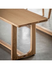 Gallery Home Natural Neston Dining Bench - Image 2 of 5
