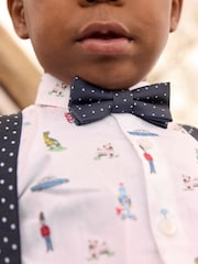 Azul marino/Blanco - Cath Kidston Shirt, Trousers, Braces & Bow Tie Set (3mths-9yrs) - Imagen 5 de 5