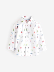 Cath Kidston Navy/White Shirt, Trousers, Braces & Bow Tie Set (3mths-9yrs) - Image 8 of 10