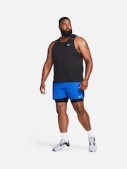 Nike Game Blue Dri-FIT Stride 5 Inch 2-in-1 Running Shorts - Image 8 of 11