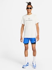Nike Game Blue Dri-FIT Stride 5 Inch 2-in-1 Running Shorts - Image 9 of 11