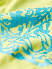 Superdry Yellow Varsity Burnout T-Shirt - Image 6 of 6