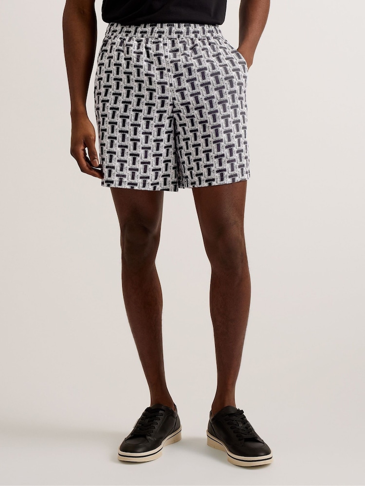 Ted Baker Black Rhins Printed T-Shirt - Image 2 of 5