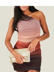 Accessorize Leather Fold Over Clutch - Bild 4 von 4
