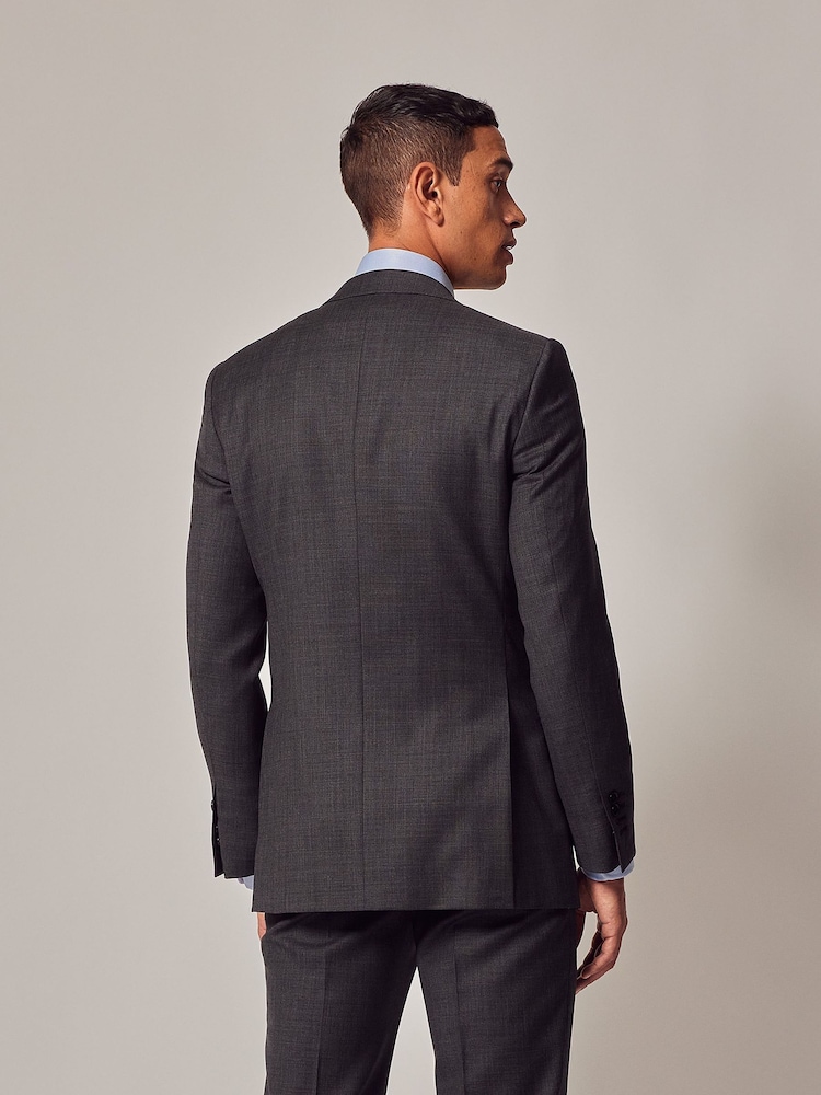 Hawes & Curtis Slim Grey Twill Suit Jacket - Image 2 of 7