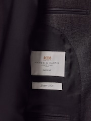 Hawes & Curtis Slim Grey Twill Suit Jacket - Image 7 of 7