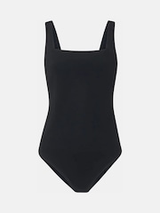 Whistles Black Marcia Square Neck Swimsuit - Image 6 of 7