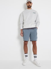 River Island Blue Cargo Shorts - Image 1 of 4