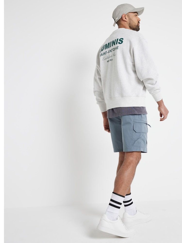 River Island Blue Cargo Shorts - Image 2 of 4