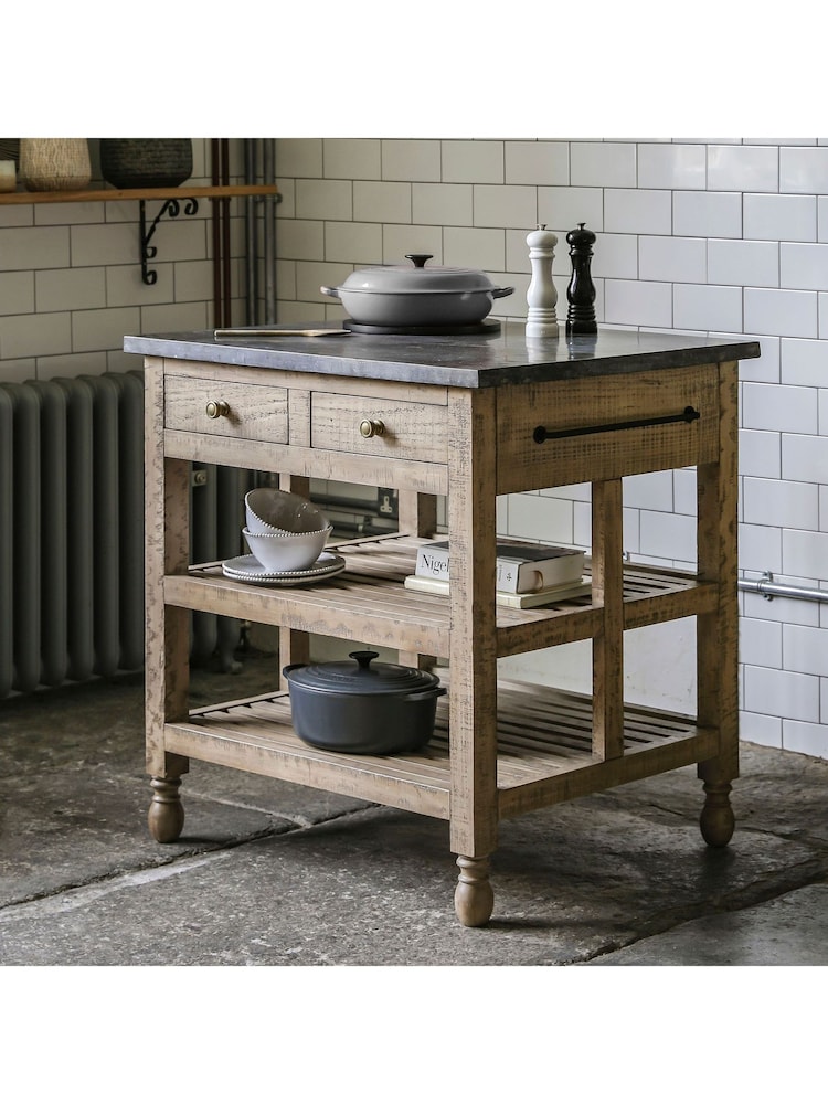 Gallery Home Natural Eastfield Kitchen Island Cabinets - Image 1 of 6