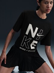 Nike Black Short Sleeve 100% Cotton Boyfriend T-Shirt - Image 4 of 7